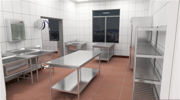 廚房設(shè)備的布局要根據(jù)各功能、進(jìn)行合理安排和設(shè)計